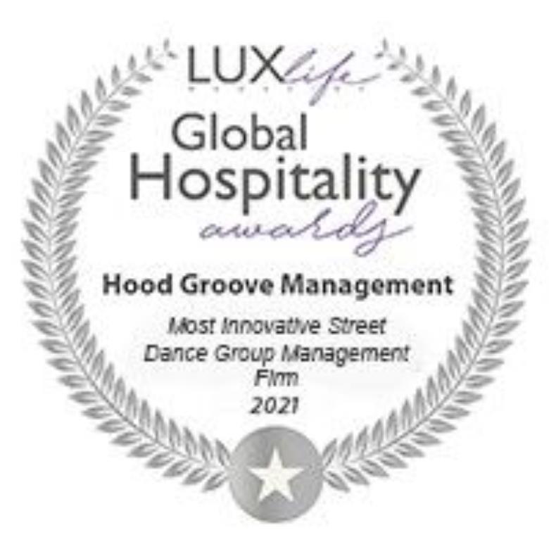 Hoodgroove receives the Most Innovative Street Dance Group Management Firm award 2021